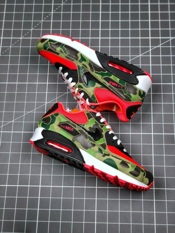 Nike Air Max 90 Reverse Duck Camo Infrared Black CW6024-600 For Sale