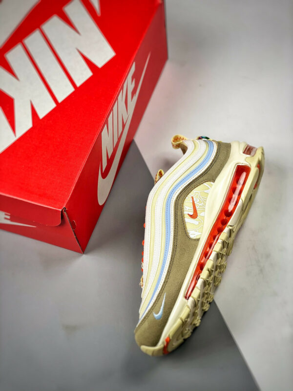 Nike Air Max 97 Alabaster Ivory Olive DX6037-781 For Sale