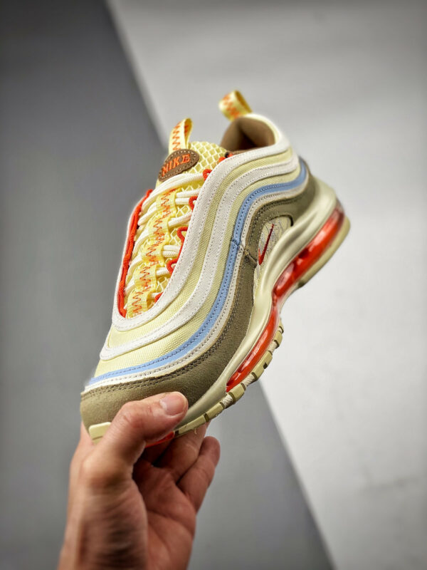 Nike Air Max 97 Alabaster Ivory Olive DX6037-781 For Sale