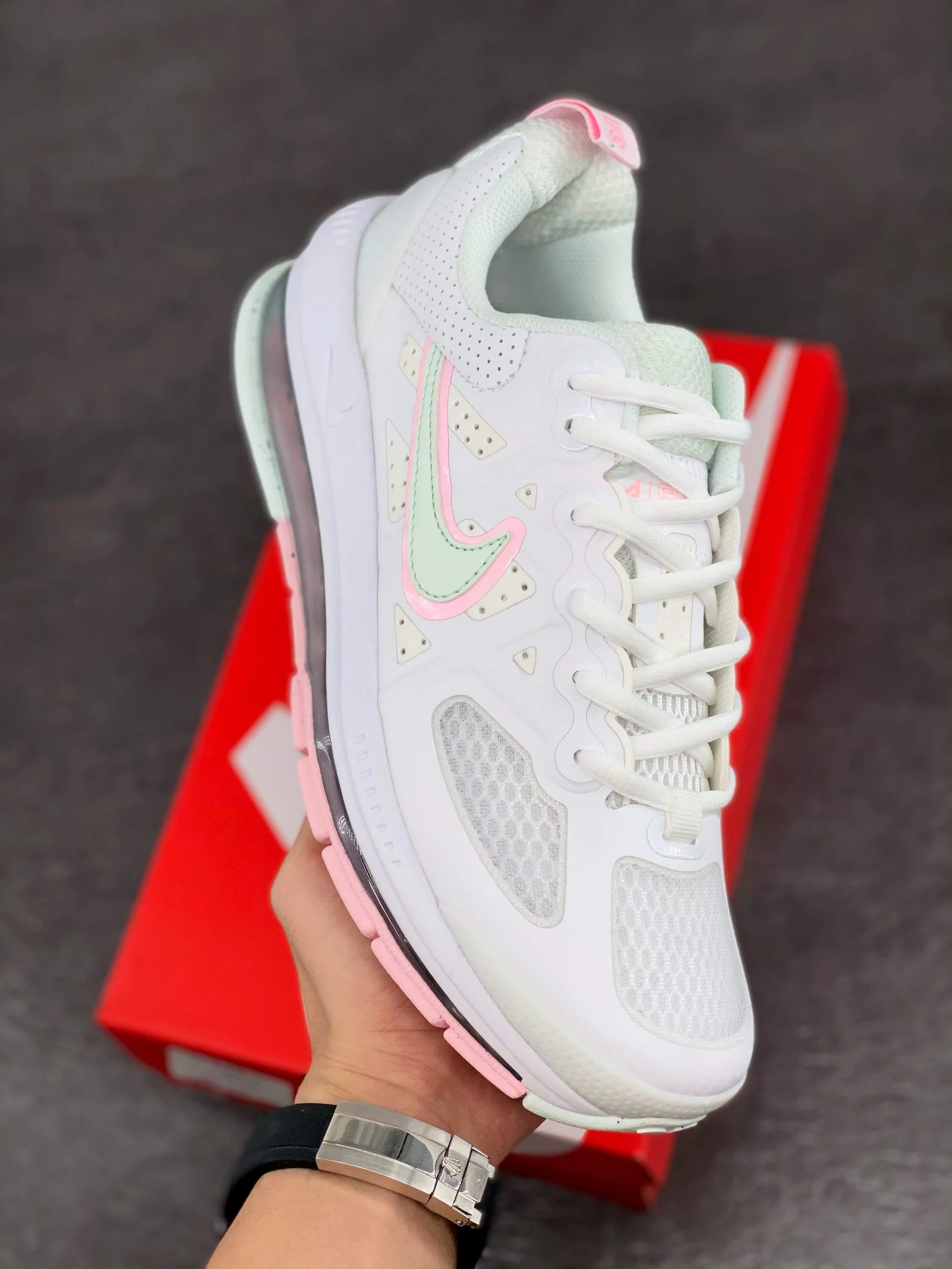 Nike Air Max Genome White Barely Green-Arctic Punch For Sale