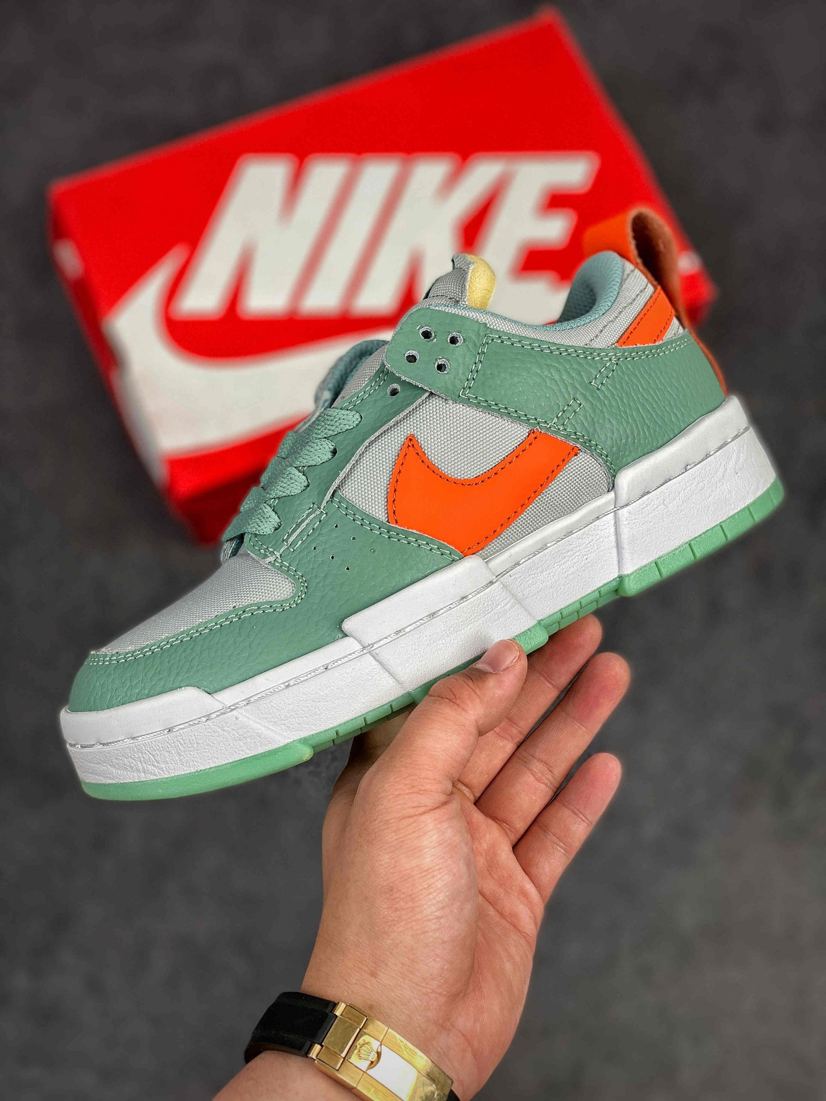 Nike Dunk Low Disrupt Sea Glass Hyper Crimson Steam Sail For Sale