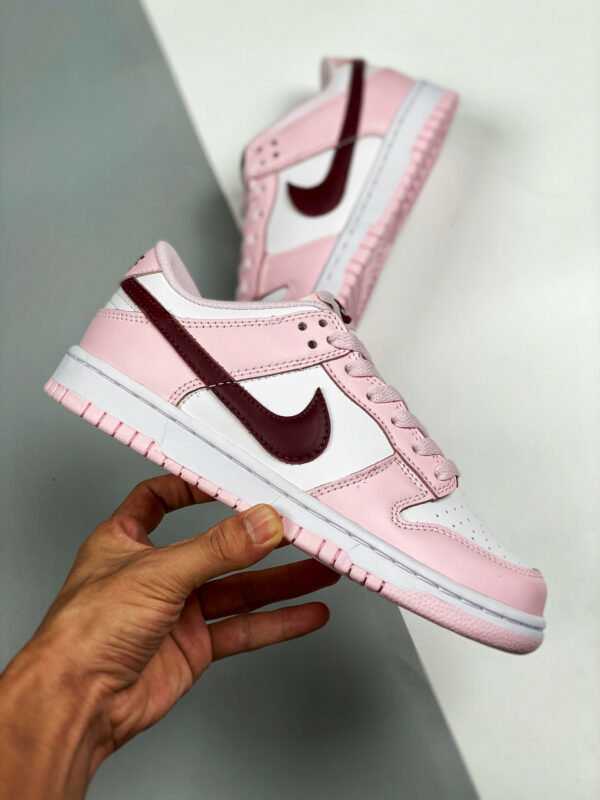 Nike Dunk Low GS Valentines Day White Pink CW1590-601 For Sale