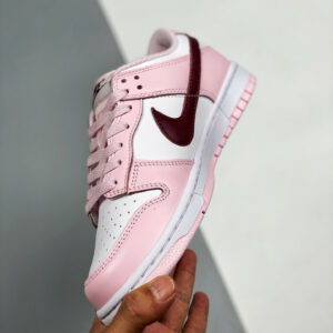 Nike Dunk Low GS Valentines Day White Pink CW1590-601 For Sale