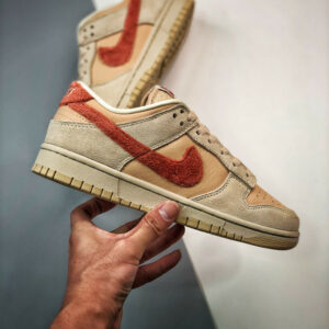 Nike Dunk Low Terry Swoosh Shimmer Mars Stone-Sanddrift DZ4706-200 For Sale