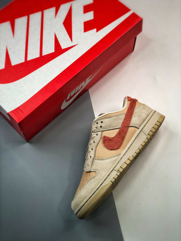 Nike Dunk Low Terry Swoosh Shimmer Mars Stone-Sanddrift DZ4706-200 For Sale