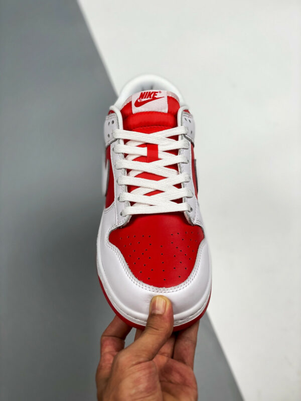 Nike Dunk Low University Red White-Total Orange For Sale