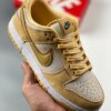 Nike Dunk Low WMNS Gold Suede DV7411-200 For Sale