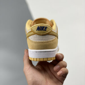 Nike Dunk Low WMNS Gold Suede DV7411-200 For Sale