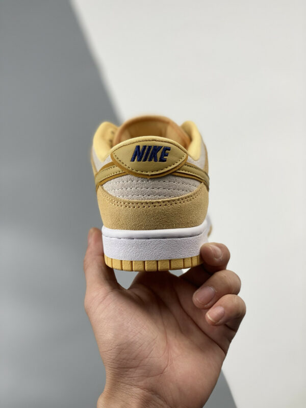 Nike Dunk Low WMNS Gold Suede DV7411-200 For Sale