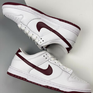 Nike Dunk Low White Night Maroon DV0831-102 For Sale