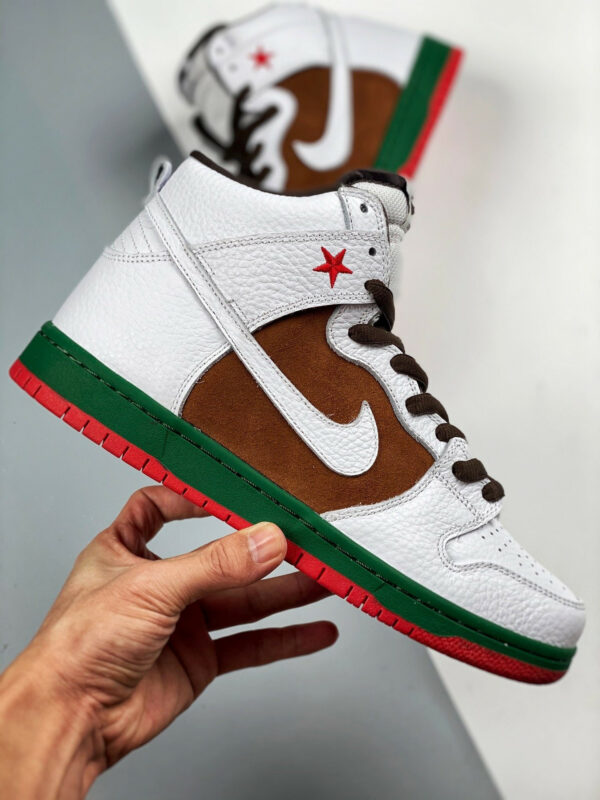 Nike SB Dunk High Cali Pecan White 313171-201 For Sale