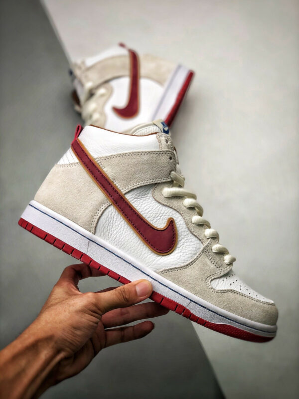 Nike SB Dunk High Team Crimson CV9499-100 For Sale