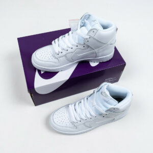 Nike SB Dunk High Pro White White-Light Base Grey For Sale