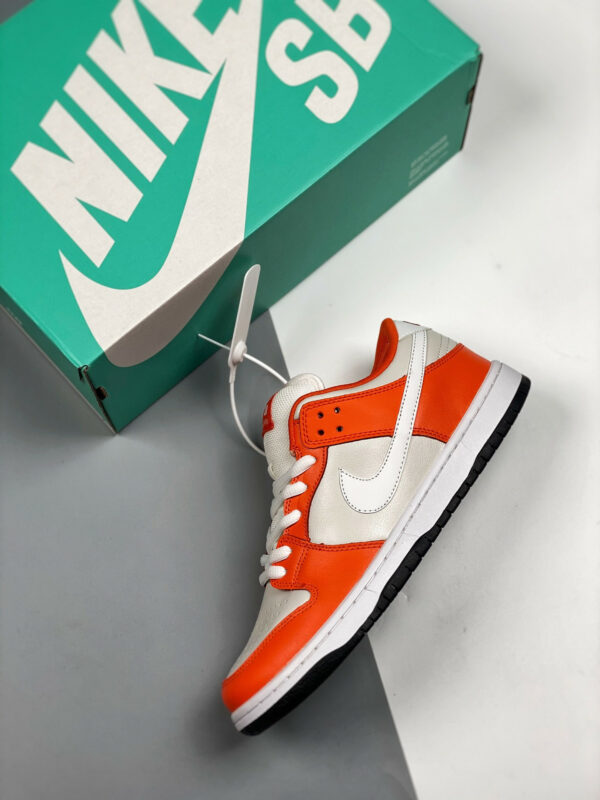 Nike SB Dunk Low Orange Box Safety Orange White-Cream For Sale