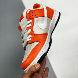 Nike SB Dunk Low Orange Box Safety Orange White-Cream For Sale