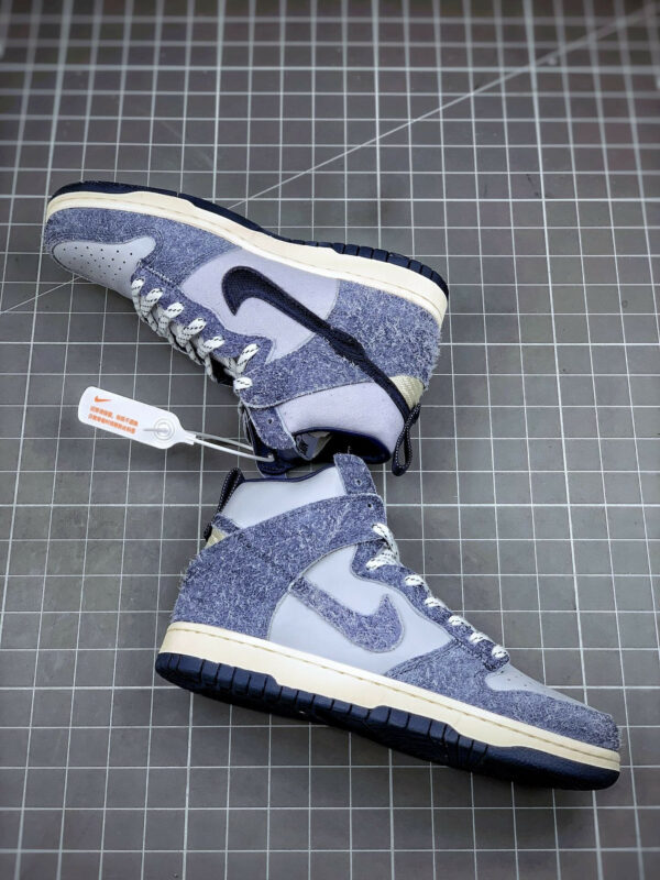 Notre x Nike Dunk High Pearl White Blue Void-Grand Purple For Sale