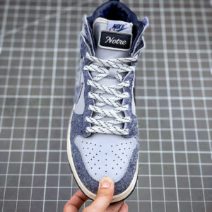 Notre x Nike Dunk High Pearl White Blue Void-Grand Purple For Sale