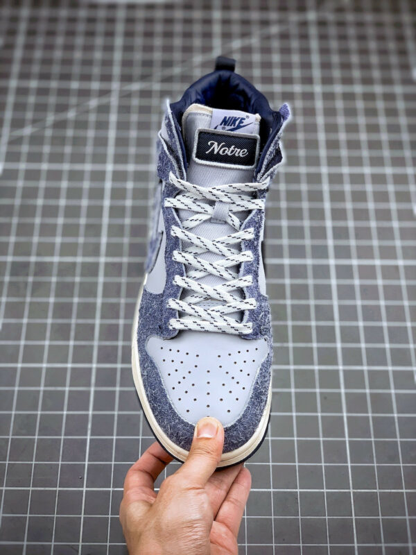 Notre x Nike Dunk High Pearl White Blue Void-Grand Purple For Sale