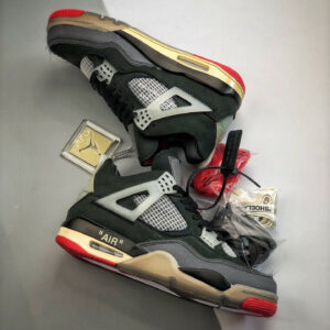 Off-White x Air Jordan 4 Bred For Sale