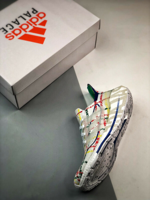 Palace x Adidas Ultra Boost 2021 White Multi-Color For Sale