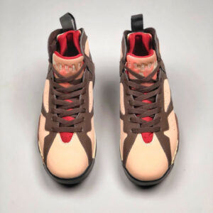 Patta x Air Jordan 7 Shimmer Tough Red-Velvet Brown For Sale