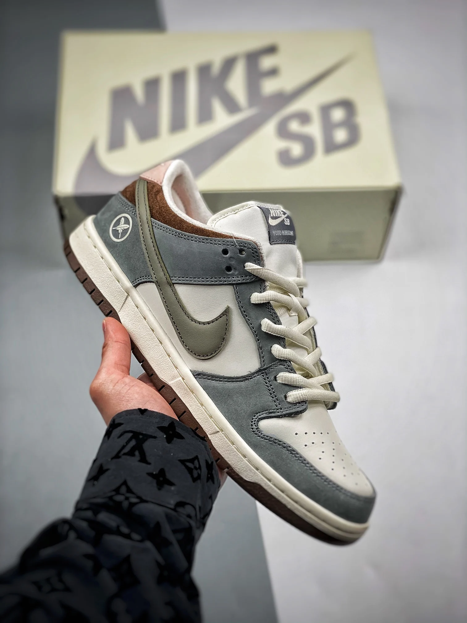 Yuto Horigome x Nike SB Dunk Low White Grey FQ1180-001 For Sale