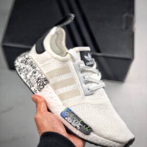 Adidas NMD R1 V2 White Black EG7576 For Sale