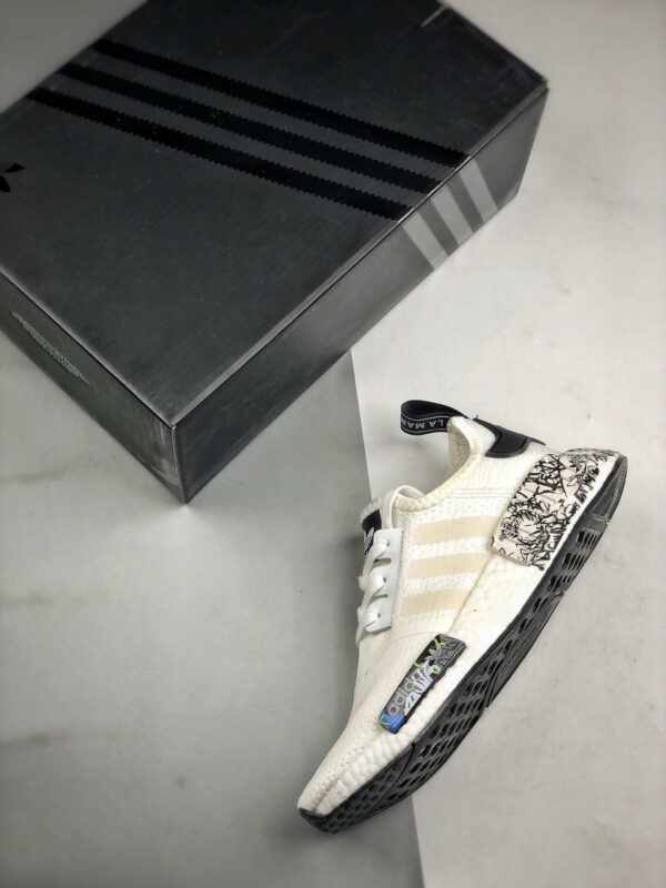 Adidas NMD R1 V2 White Black EG7576 For Sale