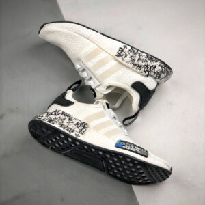 Adidas NMD R1 V2 White Black EG7576 For Sale