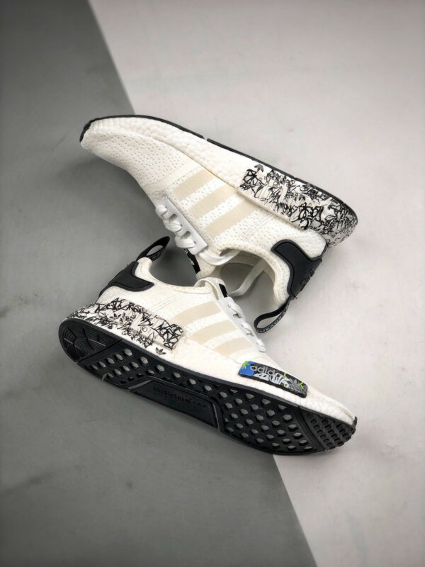 Adidas NMD R1 V2 White Black EG7576 For Sale