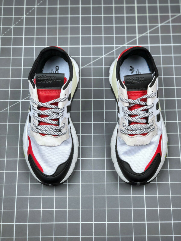 Adidas Nite Jogger Cloud White Core Black Hi-Res Red For Sale