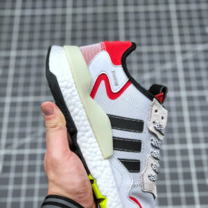 Adidas Nite Jogger Cloud White Core Black Hi-Res Red For Sale