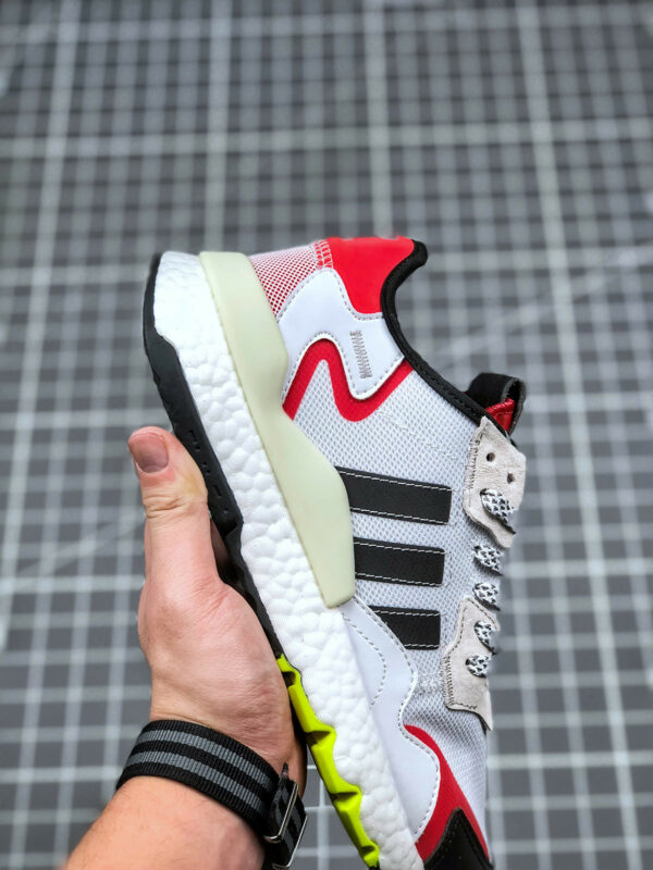 Adidas Nite Jogger Cloud White Core Black Hi-Res Red For Sale