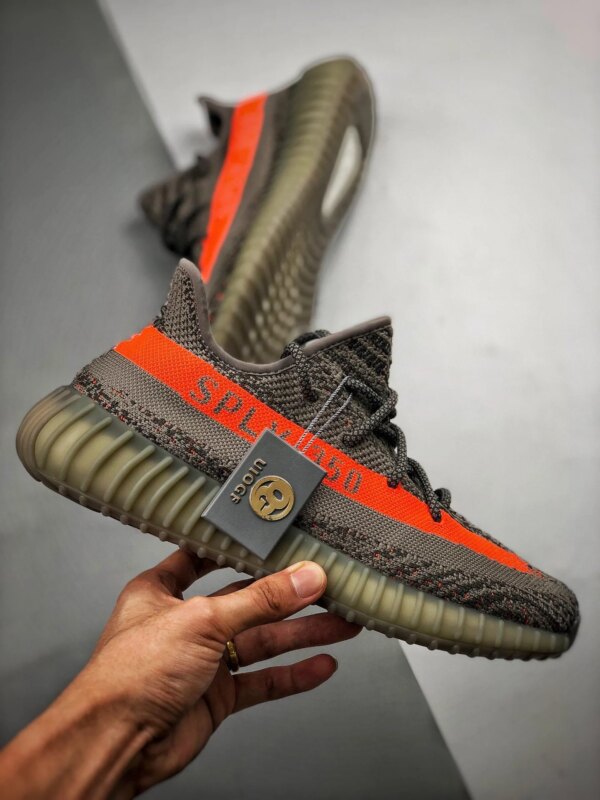 Adidas Yeezy Boost 350 V2 Steel Grey Beluga-Solar Red For Sale