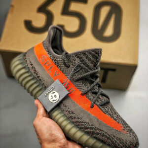 Adidas Yeezy Boost 350 V2 Steel Grey Beluga-Solar Red For Sale