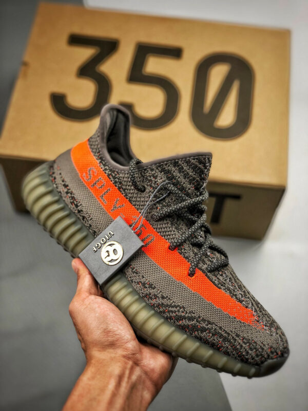 Adidas Yeezy Boost 350 V2 Steel Grey Beluga-Solar Red For Sale