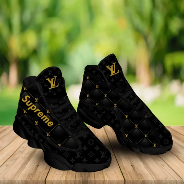 Louis Vuitton Supreme Air Jordan 13 Luxury Sneakers Shoes Trending Fashion