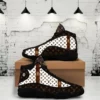 LV Louis Vuitton Black White Air Jordan 13 Trending Luxury Sneakers Shoes Fashion