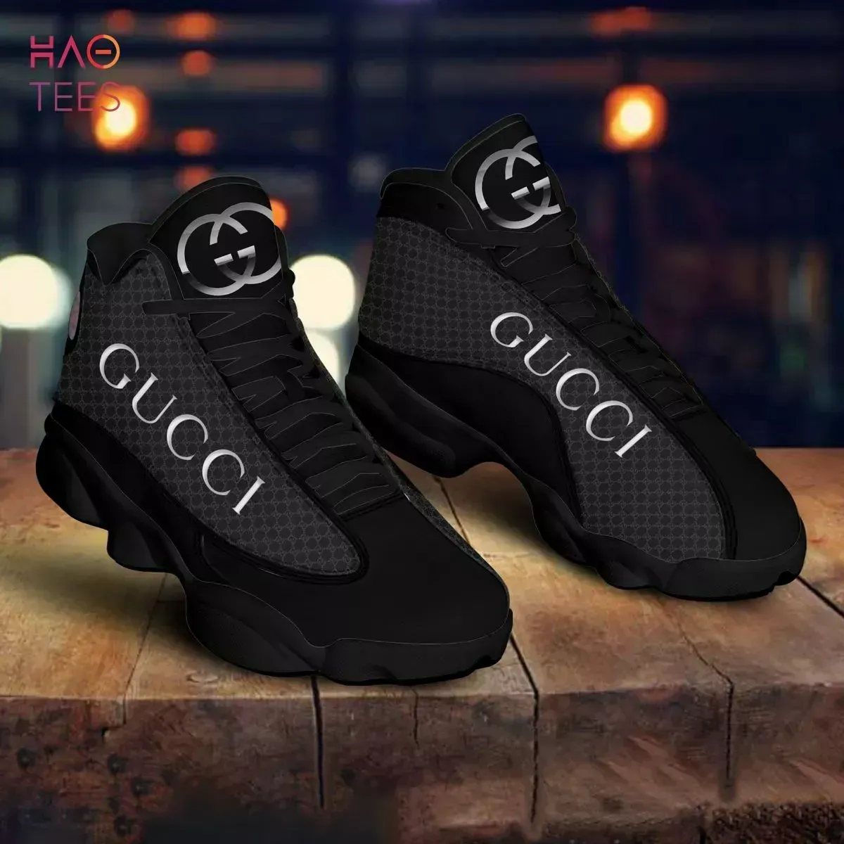 Trend Gucci Black Air Jordan 13 Shoes Luxury Trending Fashion Sneakers