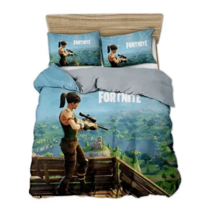 Fortnite Team Logo Brand Bedding Set Luxury Bedroom Home Decor Bedspread