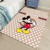 Gucci minnie mouse disney Rectangle Rug Home Decor Luxury Area Carpet Door Mat Fashion Brand