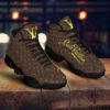 Louis Vuitton Brown Monogram Air Jordan 13 Shoes Trending Fashion Luxury Sneakers