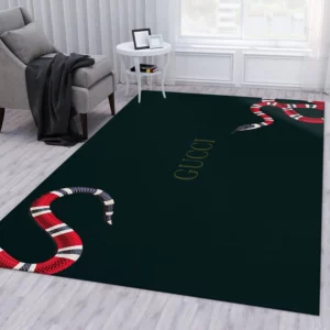 Gucci Snake Mat Luxury Fashion Brand Rug Home Decor Area Carpet Door Mat