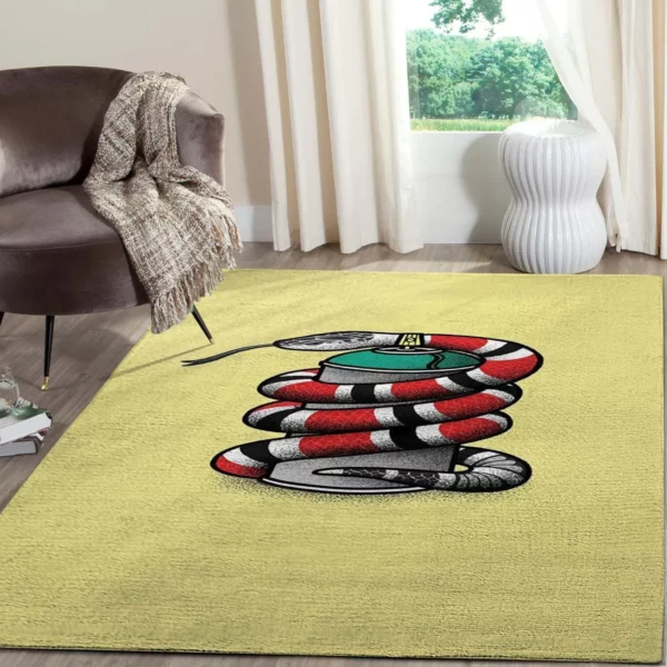 Gucci Snake Mat Luxury Fashion Brand Rug Door Mat Area Carpet Home Decor