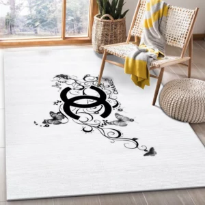 Chanel Luxury Fashion Brand Rug Area Carpet Home Decor Door Mat