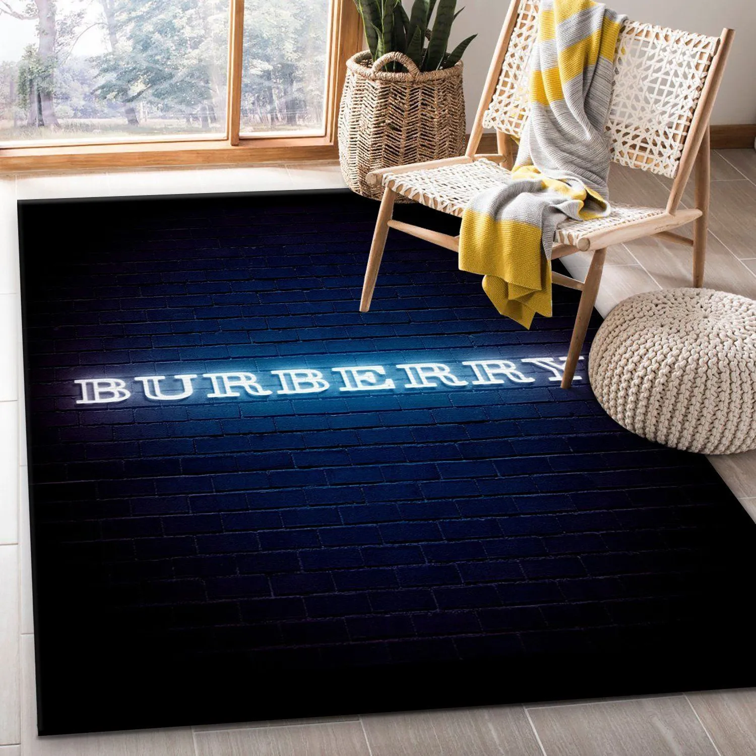 Burberry Luxury Fashion Brand Rug Door Mat Home Decor Area Carpet