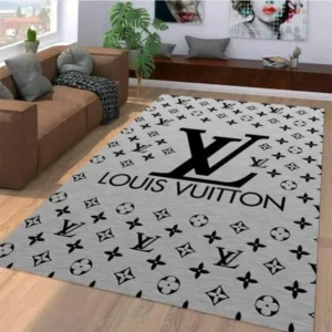 Louis Vuitton Luxury Fashion Brand Rug Door Mat Area Carpet Home Decor