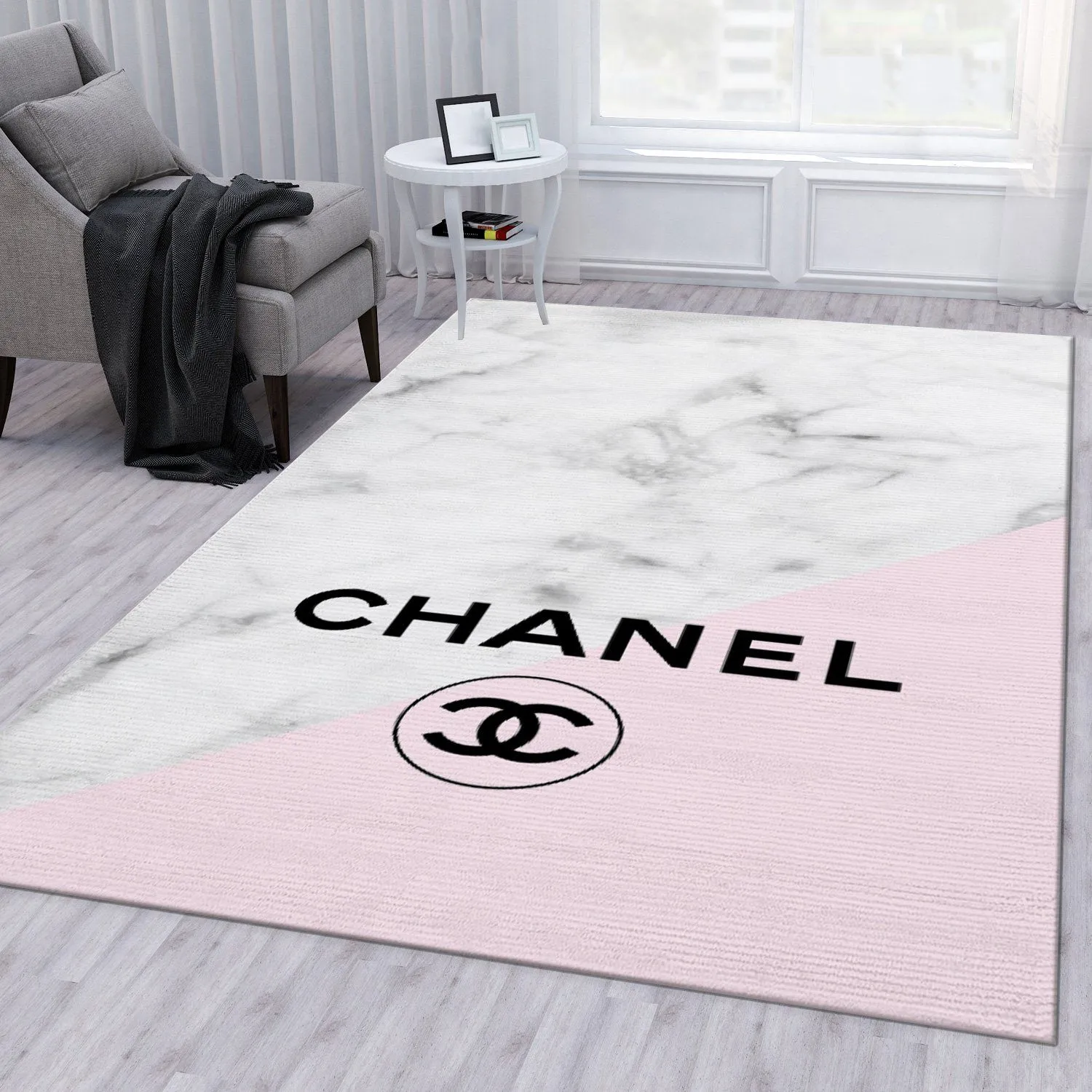 Chanel Luxury Fashion Brand Rug Door Mat Area Carpet Home Decor