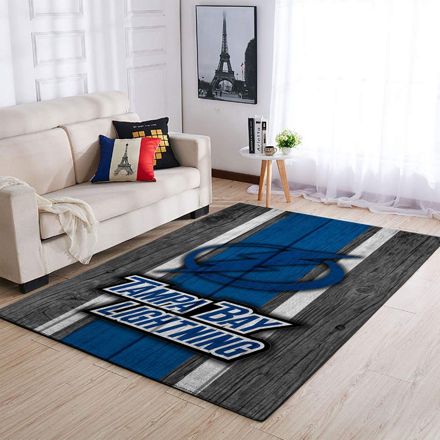 Tampa Bay Lightning Nhl Team Logo Type 7850 Rug Living Room Home Decor Area Carpet