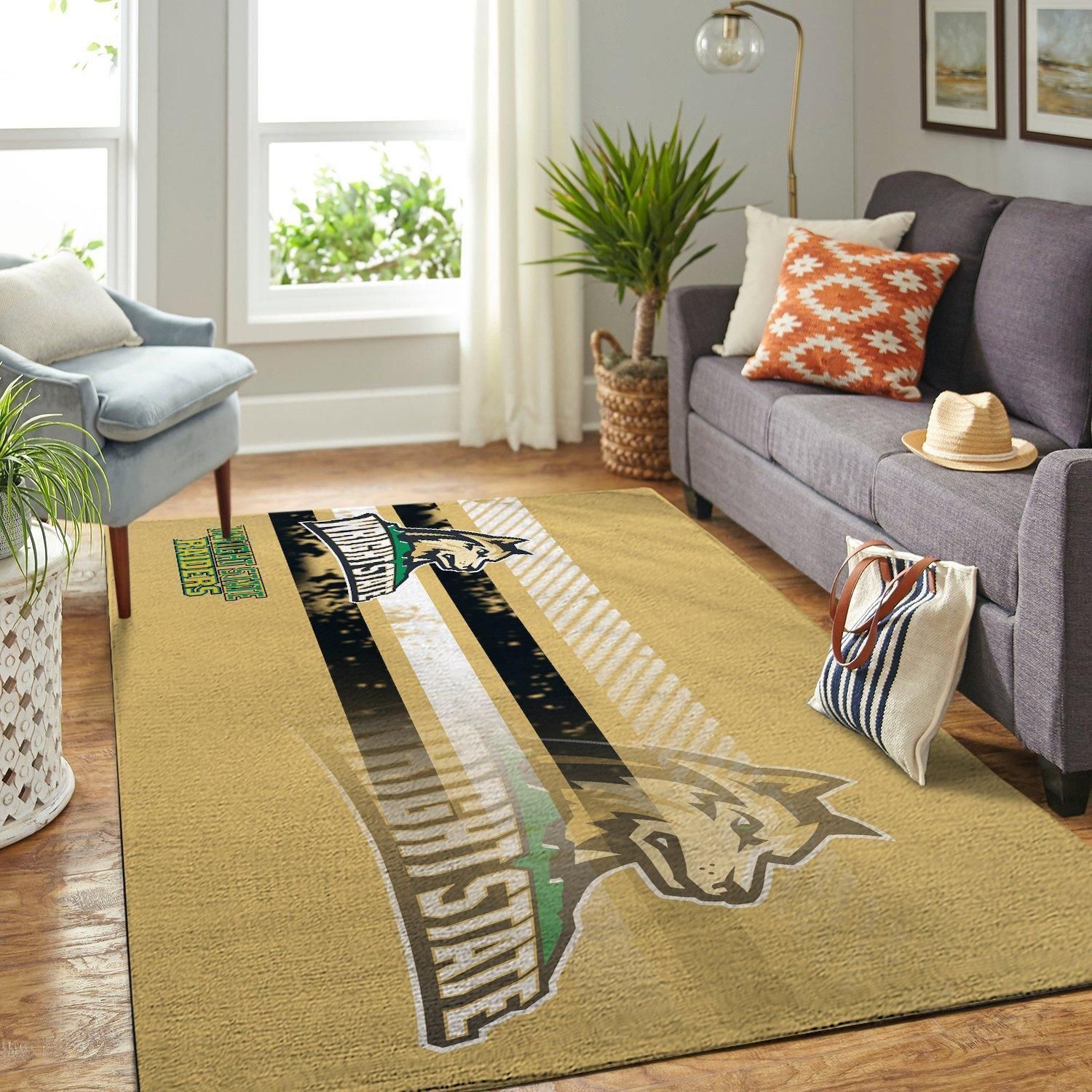 Wright State Raiderss Ncaa Football Basketball Custom Type 8022 Rug Area Carpet Living Room Home Decor